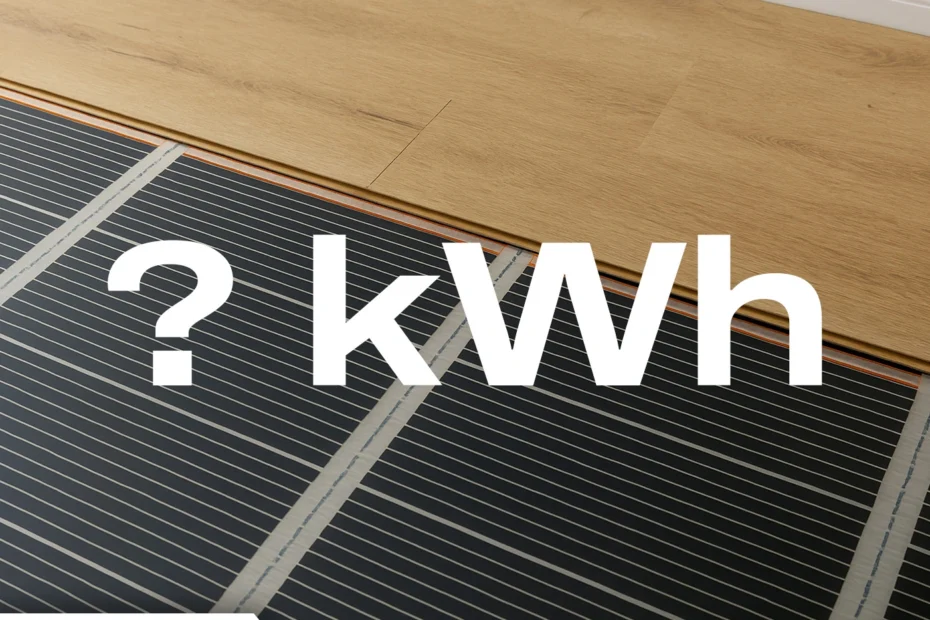 Ile prądu zużywa folia grzejna pod panelami