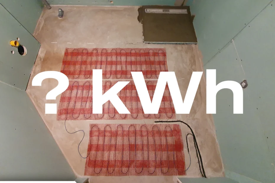 Ile prądu zużywa mata grzejna pod płytkami w łazience i kuchni