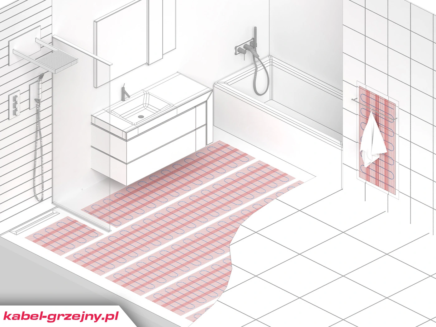 Ile prądu zużywa mata grzejna w łazience