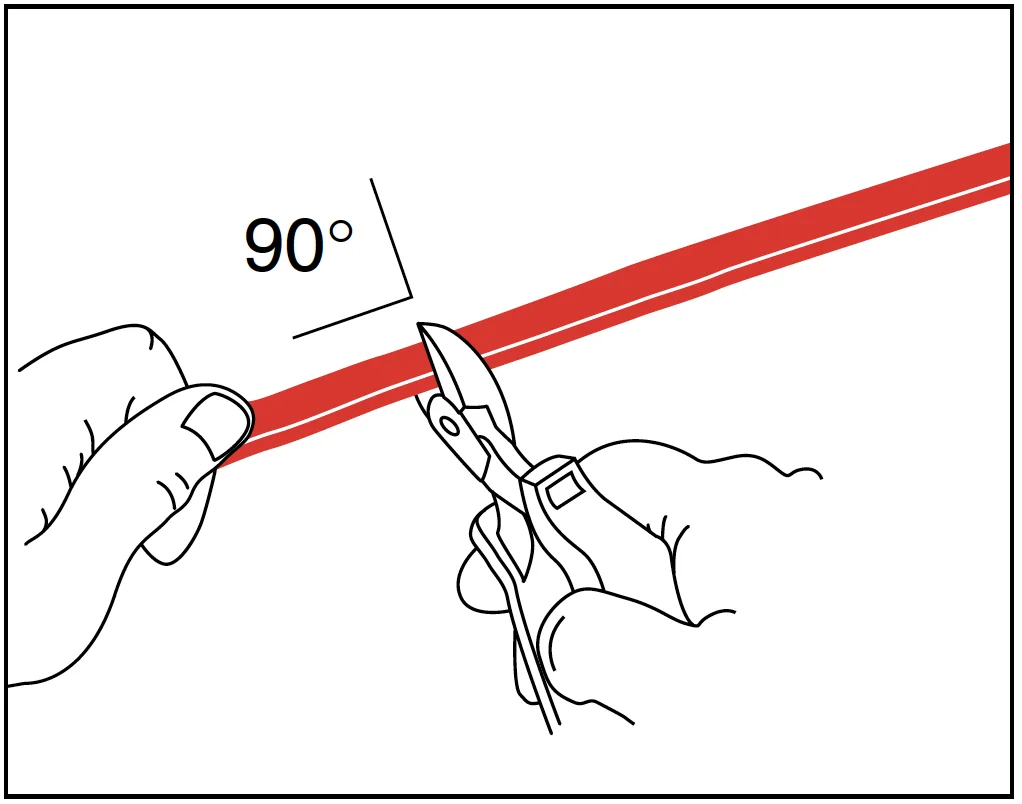 Czy kabel grzejny samoregulujący można uciąć w dowolnym miejscu?