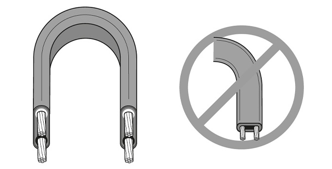 Jak zginać samoregulujący kabel grzejny?