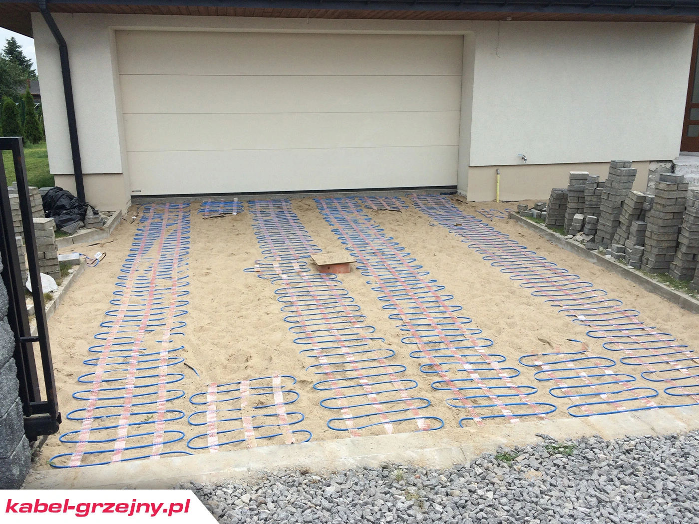 Mata grzejna pod podjazd