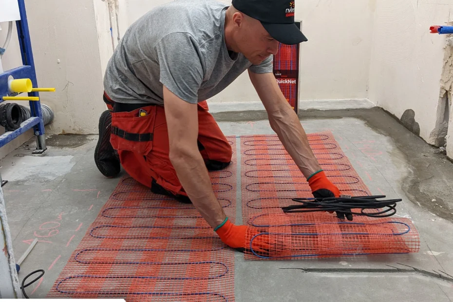 Montaż maty grzewczej - instrukcja naszego instalatora