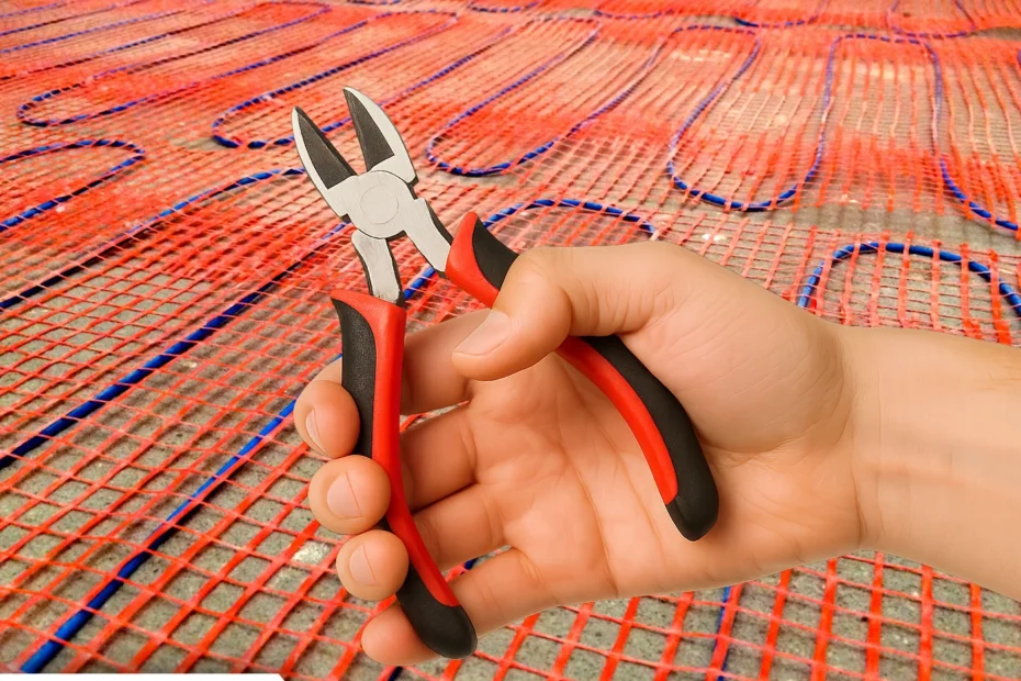 Nigdy nie skracaj maty grzejnej podłogowej