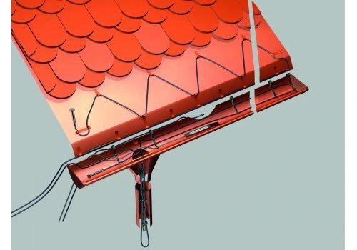 Stałooporowe kable grzejne na dachach i w rynnach