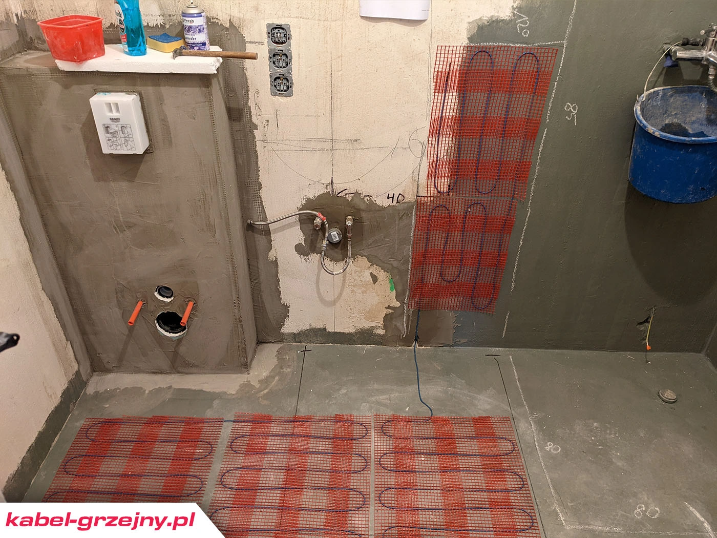 Za dużo maty grzejnej