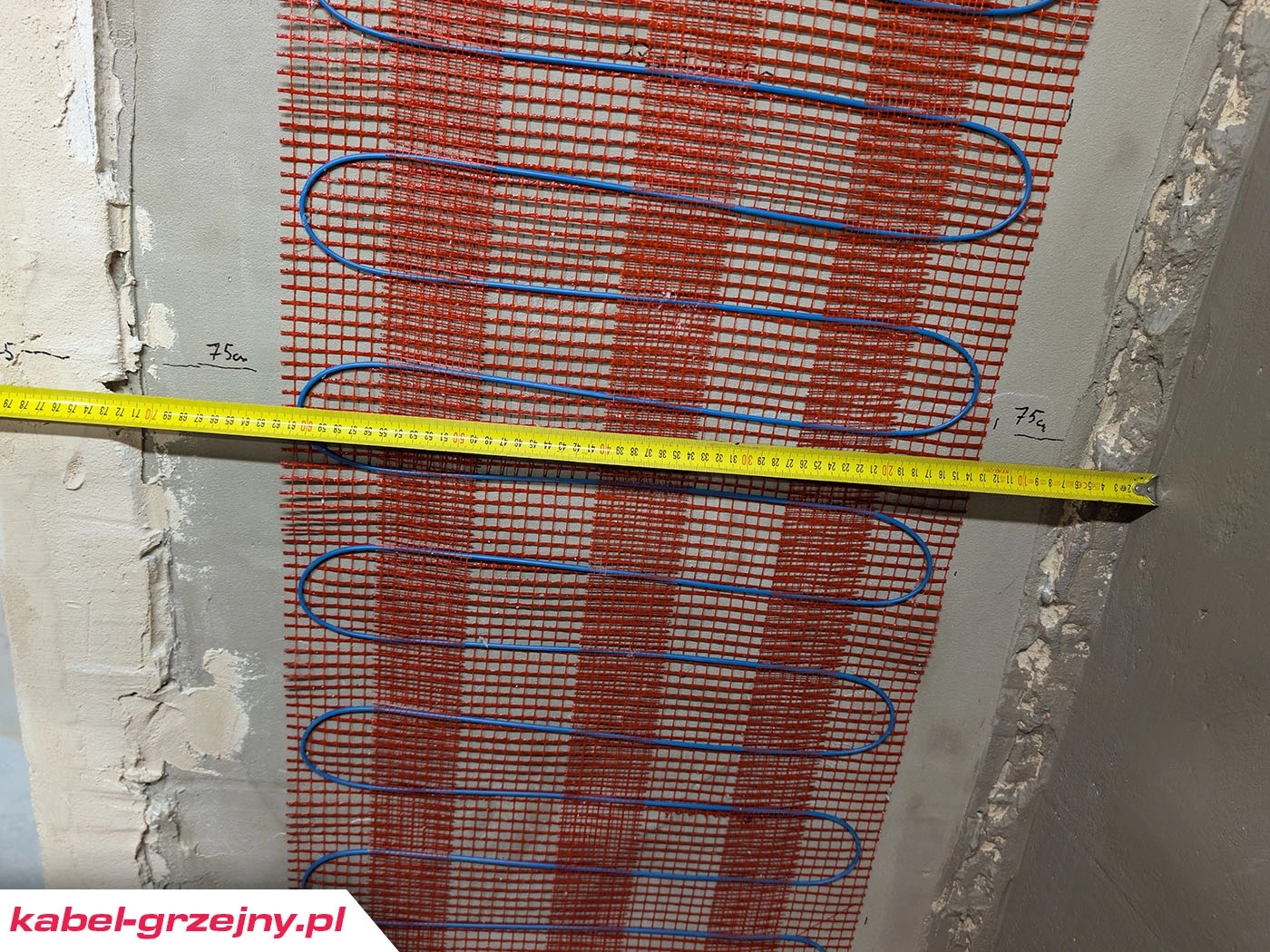 elektryczne ogrzewanie ściany odstępy