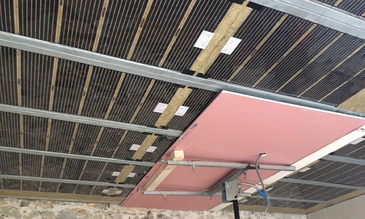 Folia grzewcza sufitowa - ile ciepła zatrzyma płyta gips-kartonowa?