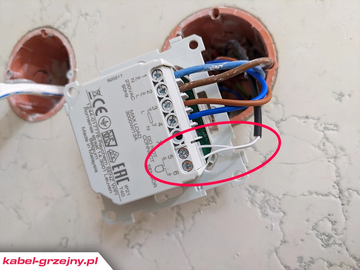 Czy można skrócić kabel czujnika podłogowego