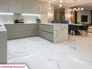 Elektryczne ogrzewanie podłogowe pod kamieniem naturalnym