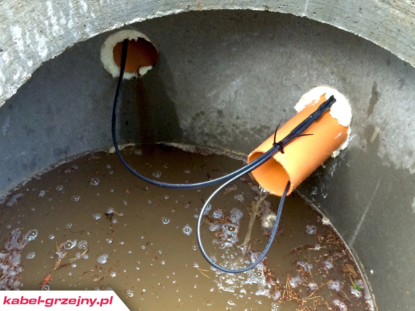Kabel grzejny w rurze kanalizacyjnej - skuteczna ochrona przed zamarzaniem