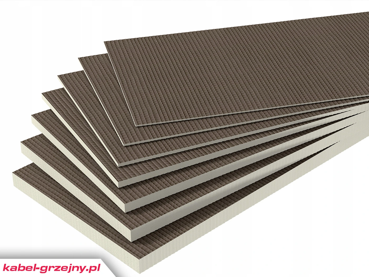 Płyta izolacyjna pod elektryczne ogrzewanie ścienne