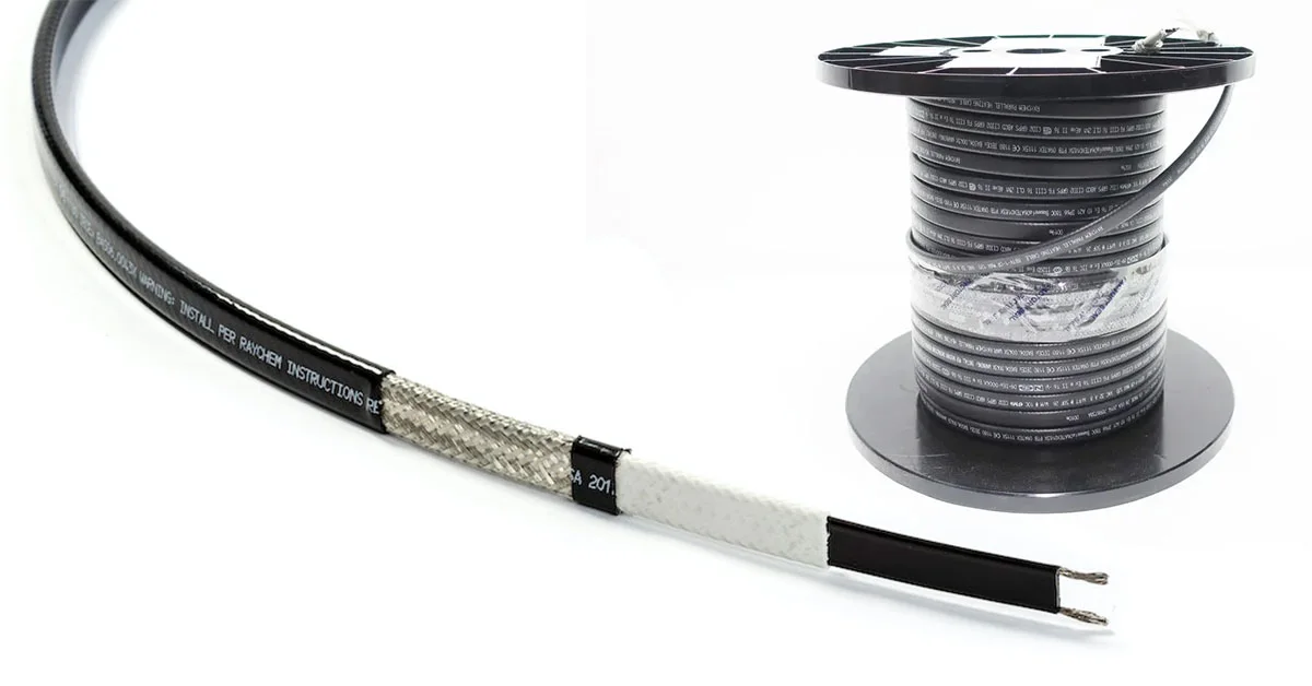 Samoregulujący kabel grzejny do rury kanalizacyjnej - Raychem seria BTV