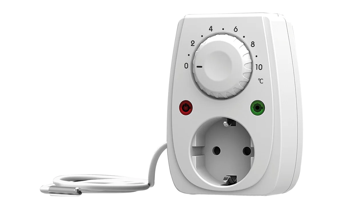 Termostat gniazdkowy do ogrzewania rur