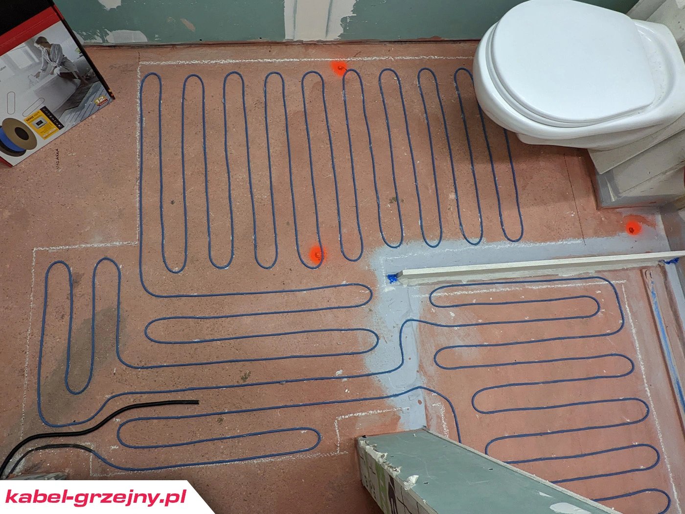 elektryczne ogrzewanie podłogi w łazience