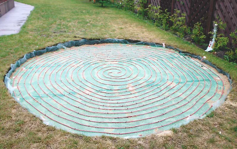 Montaż kabla grzejnego pod basenem