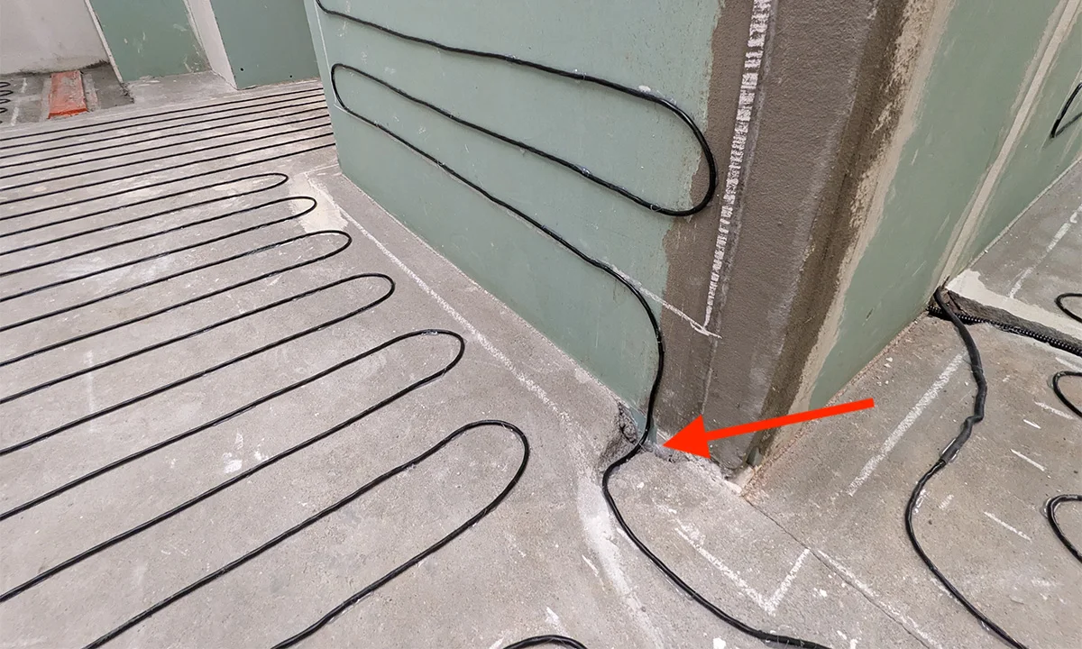 Jak zamontować kabel grzejny na ścianie?