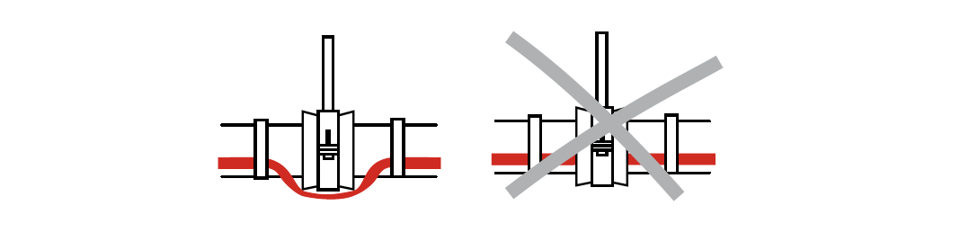 Jak zamontować samoregulujący kabel grzejny na rurze z zawiesiem?