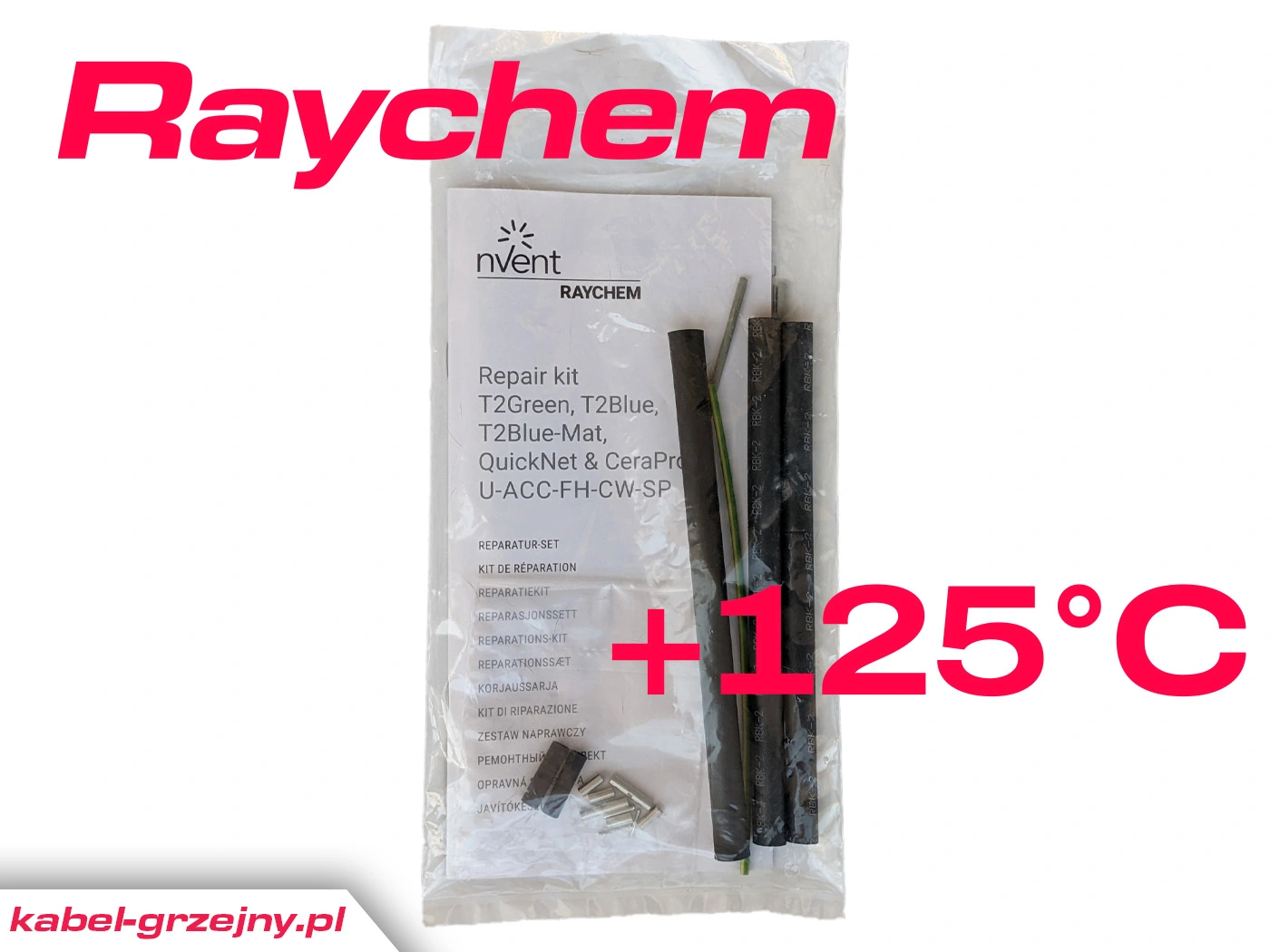 zestaw naprawczy do maty grzejnej profesjonalny Raychem