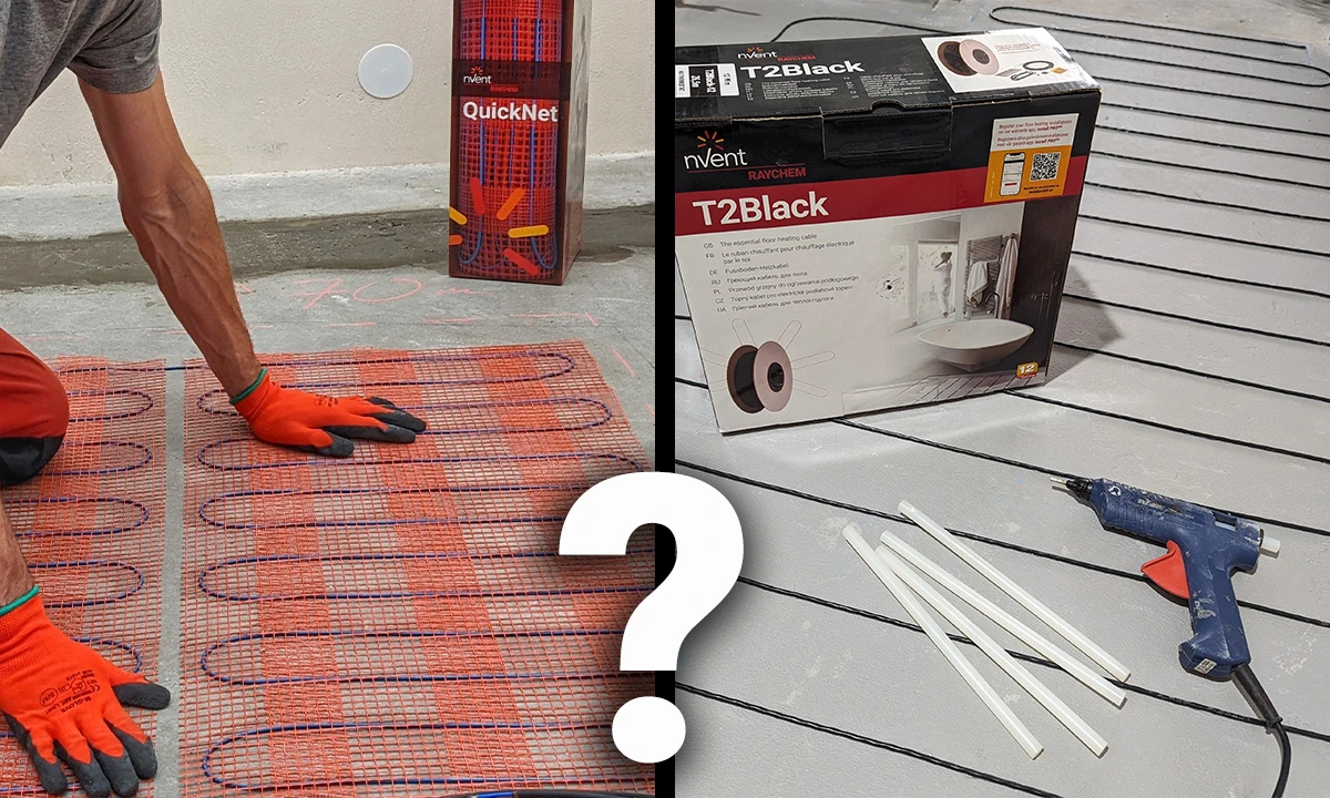 Elektryczne ogrzewanie podłogowe w łazience: mata czy kabel?