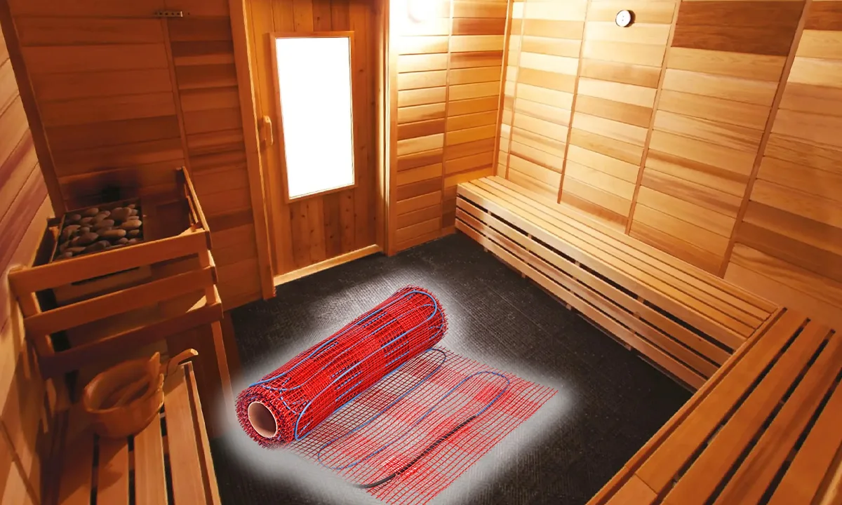 Mata grzejna do sauny, łaźni parowej i obiektów SPA