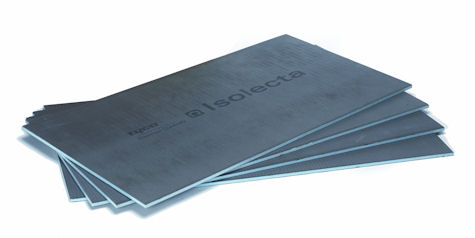 Płyta izolacyjna pod matę grzejną podłogową.