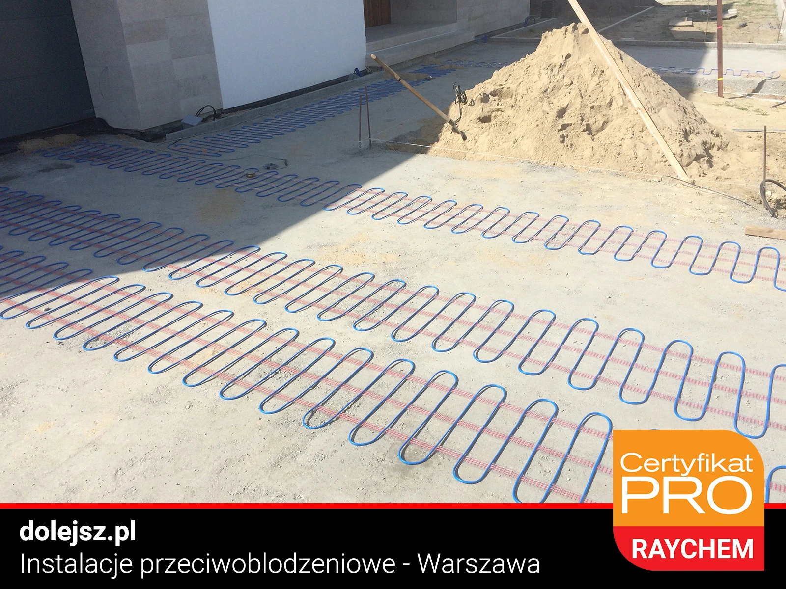 Mata grzejna przeciwoblodzeniowa