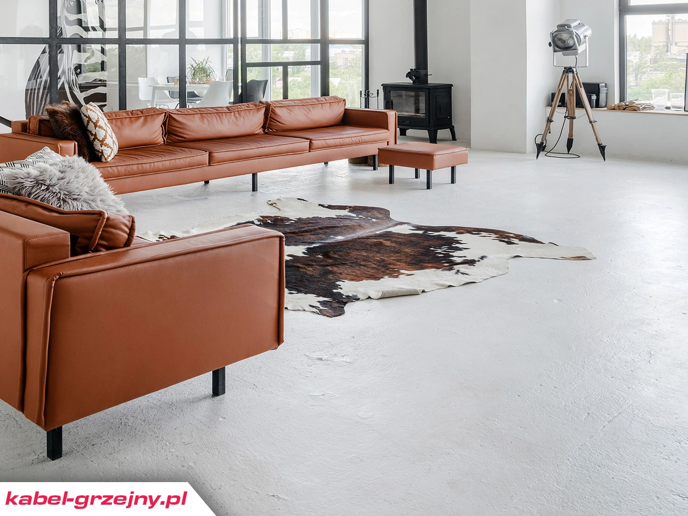 Elektryczne ogrzewanie podłóg betonowych, żywicznych i malowanych