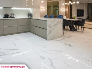 Elektryczne ogrzewanie podłogowe pod płytkami, kamieniem i marmurem