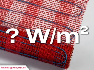 Jaka moc maty grzejnej pod płytki?