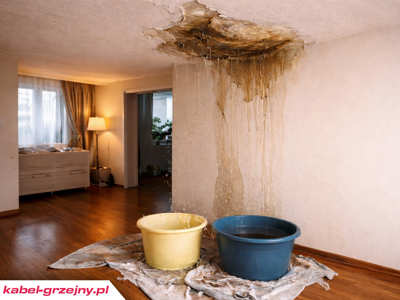 Śnieg na dachu a zalane mieszkania - skutki zaniedbania