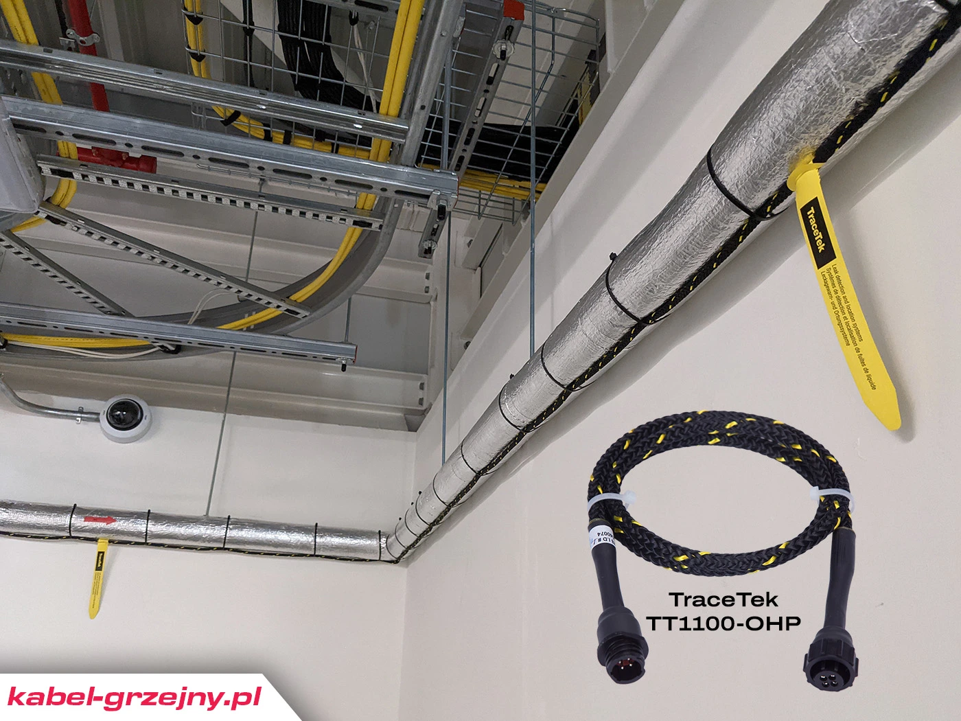 sygnalizacja zalania wody z rur